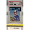 Image 1 : Tom Henke Toronto Blue Jays 1986 Topps Graded MLB Baseball Trading Card