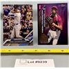 Image 1 : (2) Shohei Ontani 50/50 Topps & Vaquero Rookie MLB Baseball Trading Card