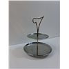 Image 3 : MCM Two-Tiered Dessert Serving Tray