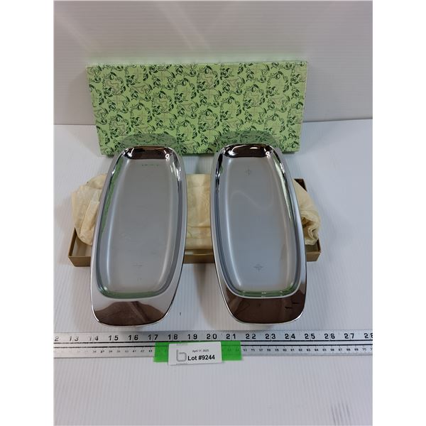 MCM Set of Serving Platters in Orignial Box