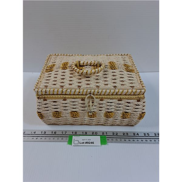 Vintage Sewing Box w/Contents
