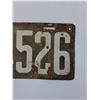 Image 3 : Saskatchewan License Plate - 1900's