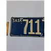 Image 3 : Saskatchewan License Plate w/1920 Tag - Refinished
