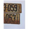 Image 3 : (2) Saskatchewan License Plate - 1925