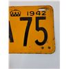 Image 3 : Ontario License Plate - 1942