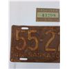 Image 2 : Saskatchewan License Plate - 1946 & 1944 Paper License (CANNOT GUARANTEE AUTHENTICATION)