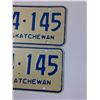 Image 3 : Saskatchewan License Plate Set - 1976