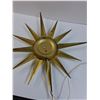 Image 5 : Ingraham MCM Starburst Electric Wall Clock - 24" Diameter - Powers On