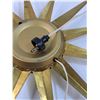 Image 6 : Ingraham MCM Starburst Electric Wall Clock - 24" Diameter - Powers On