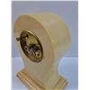 Image 4 : French Ivory Mantle Wind-Up Clock - Works