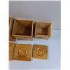 Image 5 : Vintage Wood Kitchen Canister Set