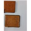 Image 3 : (3) Leather Tooled Wallets