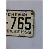 Image 3 : Saskatchewan License Plate - 1955