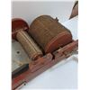 Image 3 : Wood Hand Crank Wool Carding Machine - 22" x 17" x 9"