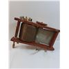 Image 7 : Wood Hand Crank Wool Carding Machine - 22" x 17" x 9"