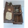 Image 4 : Antique Northern Electric Co. Crank Telephone - 20" x 9" x 15" - As Is