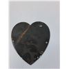 Image 3 : Jung's Red Heart Beer Metal Sign  - 6" x 5.5"
