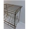 Image 3 : * MCM Metal Record Stand - 22" x 18" x 15"  - CANNOT SHIP