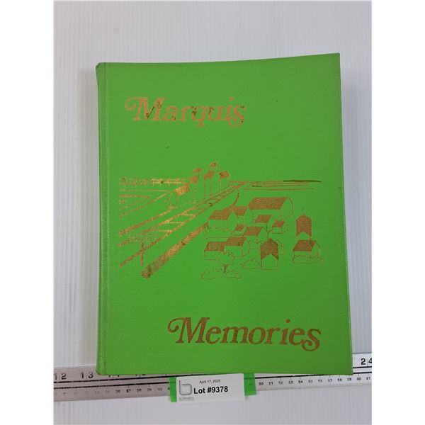 Marquis Memories Hard Cover History Book