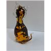 Image 3 : Fifth Avenue Crystal Art Glass Kitten - 6.5" x 4" x 2.5"