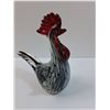 Image 5 : Rooster Art Glass Figurine - 8.5" x 8" x 5"