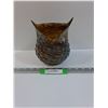Image 1 : Owl Art Glass Vase - 7" x 6"