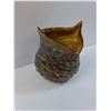 Image 2 : Owl Art Glass Vase - 7" x 6"