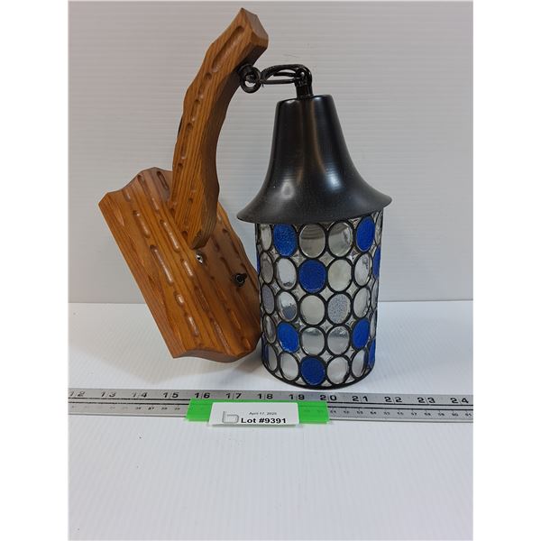 Stained Glass Wall Sconce Light