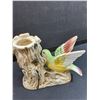 Image 4 : Ceramic Bird Figurine Vase - 6.5" x 5"