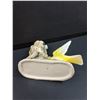 Image 5 : Ceramic Bird Figurine Vase - 6.5" x 5"
