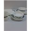 Image 2 : Pyrex Corelle  Blue Onion Pattern Dish Set: Mugs, Serving Plate, Dinner & Dessert Plates & Creamer