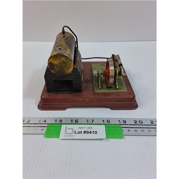 Model Steam Engine - 7" x 6" X 4" - Made in Western Germany - Untested