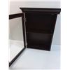 Image 3 : Wall Mount Display Cabinet w/ Adjustable Shelf & Glass Display Door - Some Wear - 16" x 7" x 21"