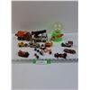 Image 1 : Toy Lot: Various Die Cast Vehicles, Mini Pool Balls, Toy Dispenser