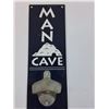 Image 2 : Man Cave Wall Mount Bottle Opener - 12" x 4"