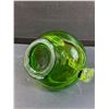 Image 5 : Duncan & Millar Style Green Elegant Glass Swan Candy Dish - 7" x 5"