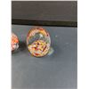 Image 2 : (2) Art Glass Paper Weights: Chalet Glass & Rainbow Millefiori