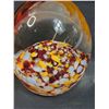 Image 7 : (2) Art Glass Paper Weights: Chalet Glass & Rainbow Millefiori