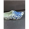 Image 3 : Ceramic Delft Blue Dutch Holland Shoe - 7" x 3"