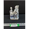 Image 1 : Vintage Porcelain Renaissance Style Couple Figurine - 8" Tall
