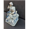 Image 3 : Vintage Porcelain Renaissance Style Couple Figurine w/Dove - 8" Tall