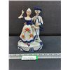 Image 1 : Vintage Renaissance Style Couple Dancing Figurine - 8.5" Tall