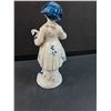 Image 3 : Vintage Ardco (3259) White & Blue Renaissance Porcelain Man w/Mandolin Figurine - 8" Tall