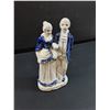 Image 2 : Vintage Porcelain Renaissance Style Couple Figurine - 8" Tall