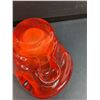 Image 5 : Vintage Murano Style Red Art Glass Ashtray - 8" x 4 "