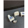 Image 2 : Vintage Blue Delft Dutch Miniature Furniture & Piano Figurine Set