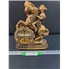 Image 1 : Goddess Quartz Napoleon Battery Operated Clock - Works - 11" x 8" x 3"