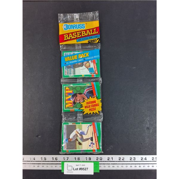 Donruss Baseball 1991 Puzzle & Cards Series 2 - Sealed