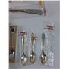 Image 6 : (8) Sterling Silver Silverware Set, (5) Silver Collector Spoons (Princess Margaret, Sears Tower, Haw