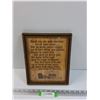 Image 1 : Custom Welcome Guest Sign in Wood Frame - 9" x 11"
